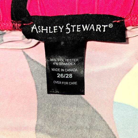 Ashley Stewart 26 W 28W Multicolor Women's Maxi BOHO Sun Dress Plus Size 4X 4XL - Picture 6 of 7